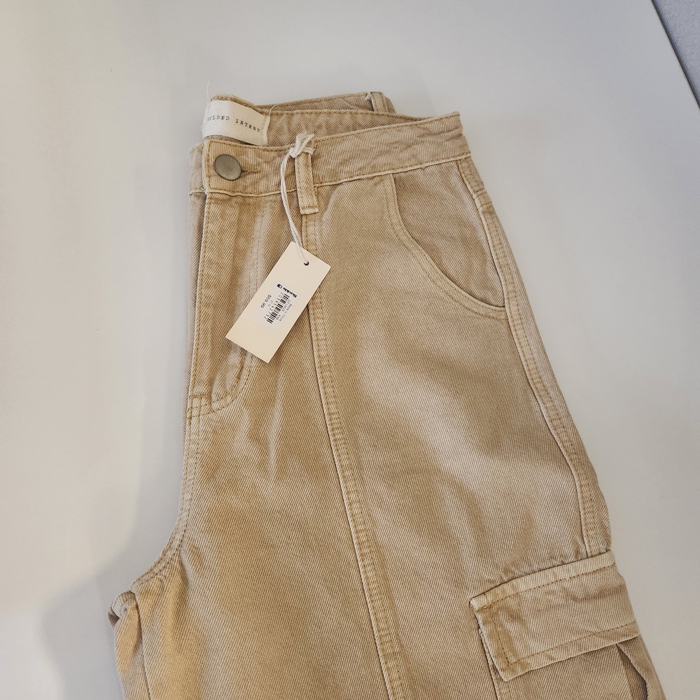 Gilded Intent Tan Wide Leg Pants